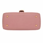 Bagvore Dusty Pink Leather Top Handle Crossbody Handbag - Image 4