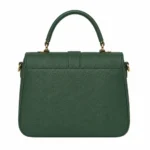 Bagvore Forest Green Leather Top Handle Crossbody Handbag - Image 2