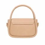 Bagvore Handmade Beige Leather Top Handle Crossbody Handbag - Image 2