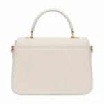 Bagvore Ivory Leather Top Handle Crossbody Handbag - Image 2