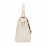 Bagvore Ivory Leather Top Handle Crossbody Handbag - Image 3