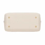 Bagvore Ivory Leather Top Handle Crossbody Handbag - Image 4